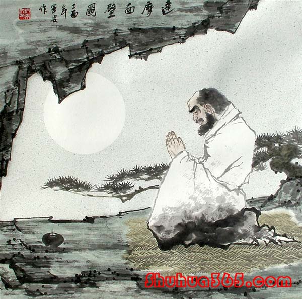 达摩面壁图